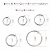 Evevil 10 Pairs Clip On Earrings Fake Earrings Hypoallergenic Non-Piercing Clip On Hoops Earrings, Steel Plated & Rose Gold Plated Color
