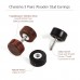 Charisma 8mm Stainless Steel Men Women Stud Earrings Cheater Ear Plugs Piercing Hypoallergenic 3 Pairs