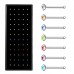 Evevil 60pcs 22G Nose Studs Rings Stainless Steel 2.0mm Colored Crystal Nose Studs Bone Hypoallergenic Piercing Jewelry Box Set